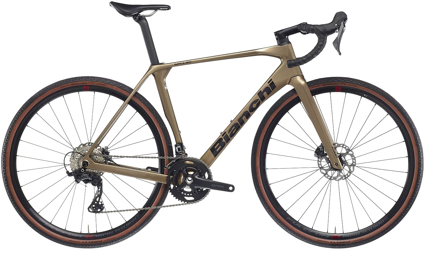 Bianchi Impulso Comp GRX 610/820 Beige - 28 Zoll - Diamant (2026)
