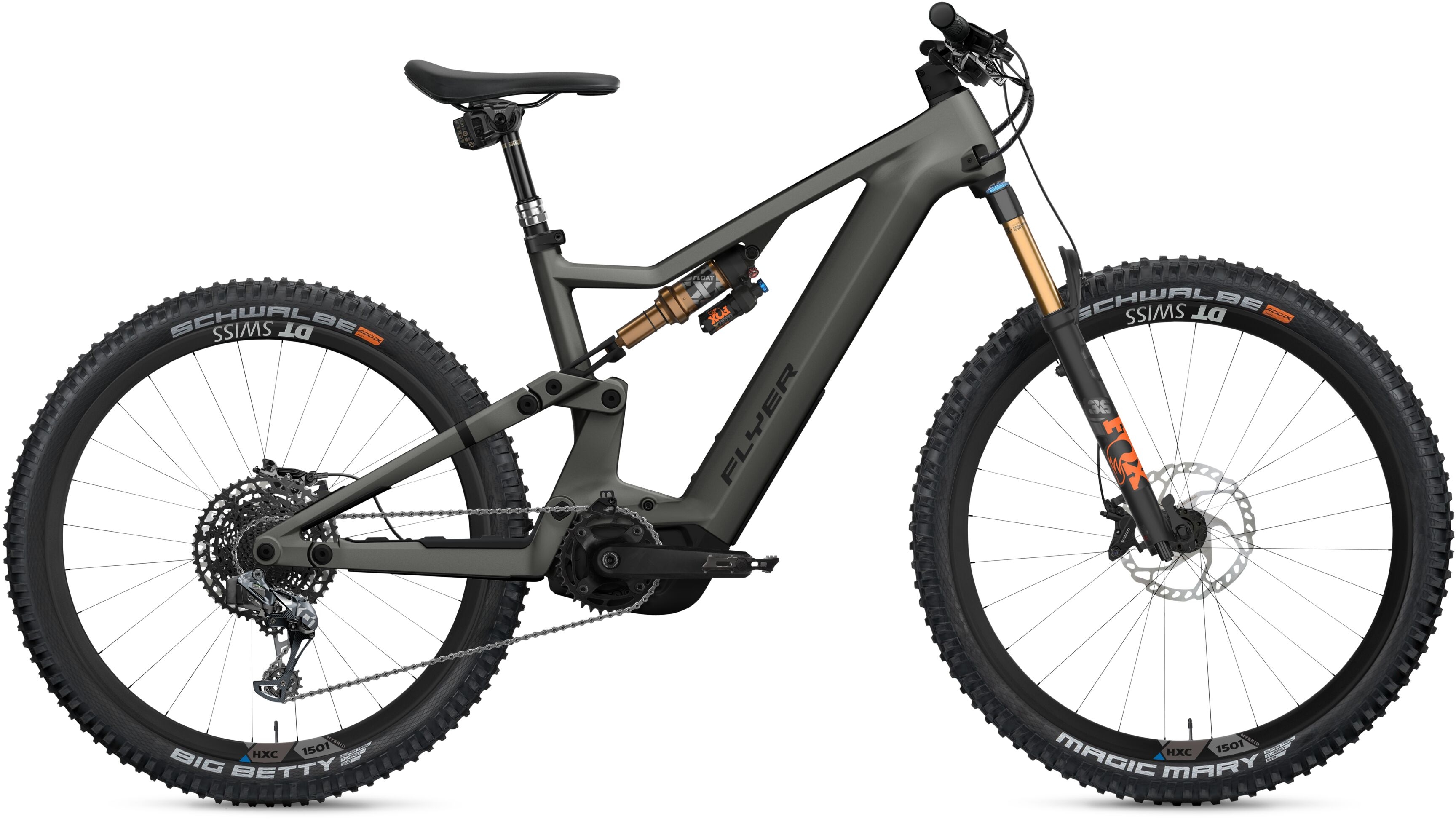 Flyer Uproc X 9.50 Black Shading Satin - 750 Wh - 29/27.5 Zoll - Fully (2022)