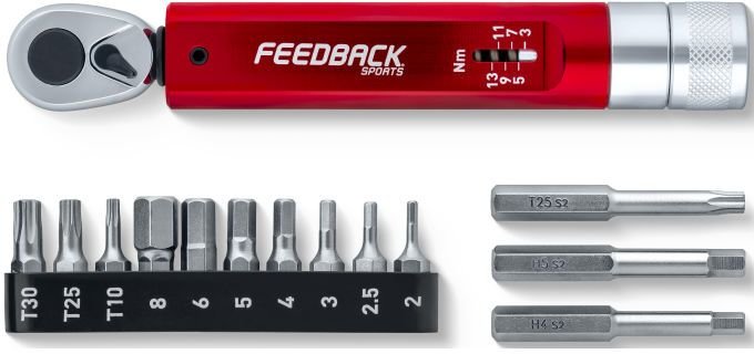 Feedback Sports Drehmomentschlüssel 2-14 Nm Silber Modell 2025