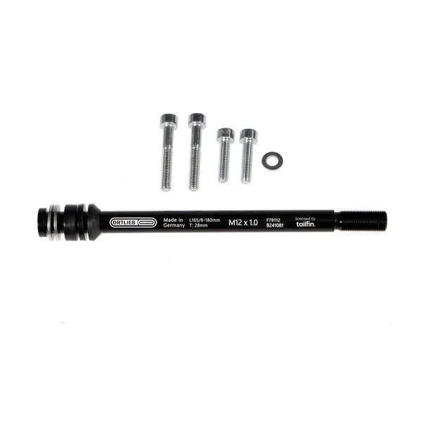Ortlieb Thru Axle M6-Connector Steckachsen Adapter M12x1.0 Schwarz Modell 2026