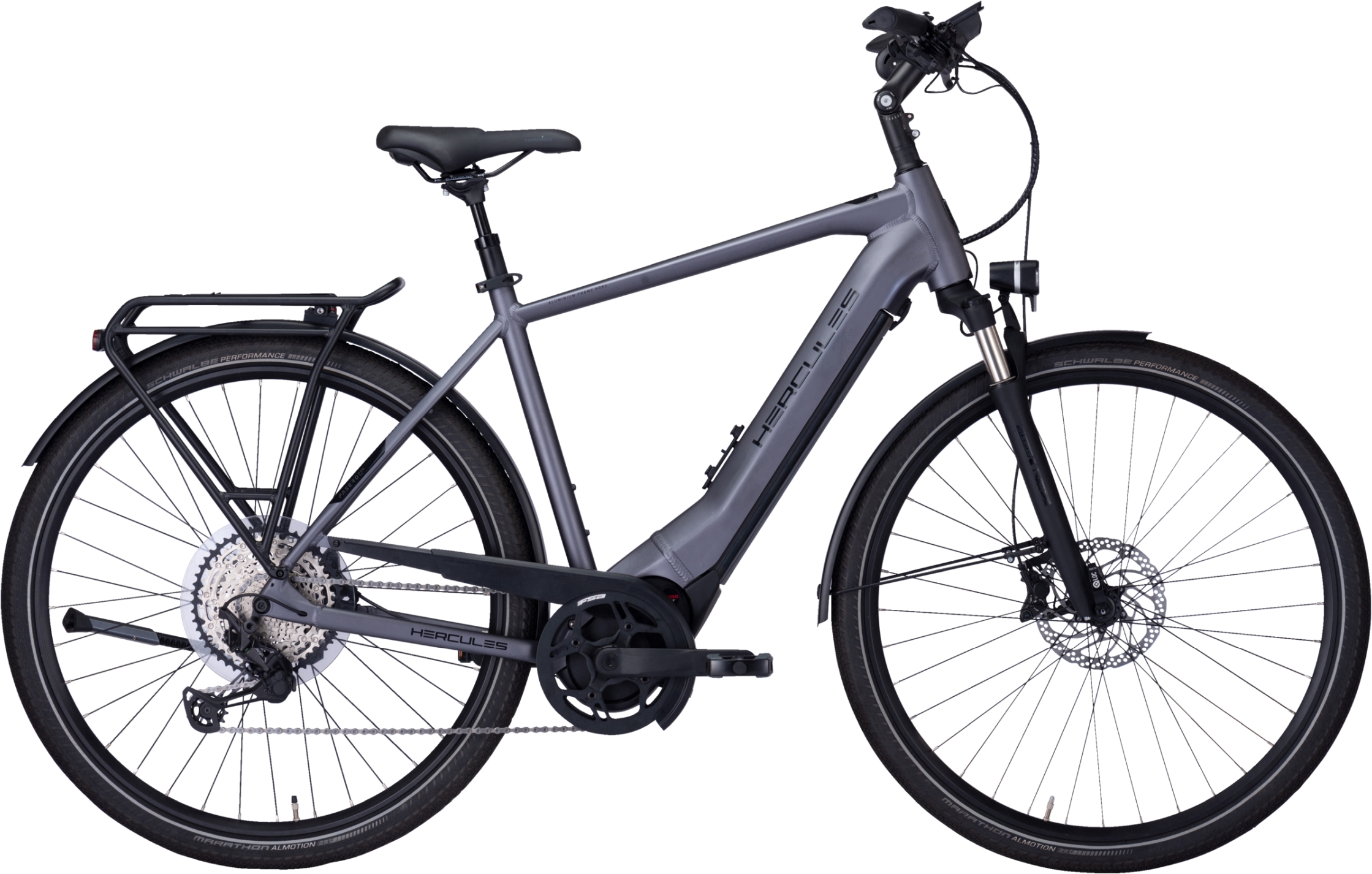 Hercules Pasero Pro I-12 Anthrazit-matt - 750 Wh - 28 Zoll - Diamant