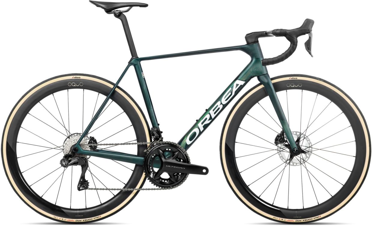 Orbea Orca M20i LTD PWR Escape Green - Carbon View Matt - 28 Zoll - Diamant (2026)
