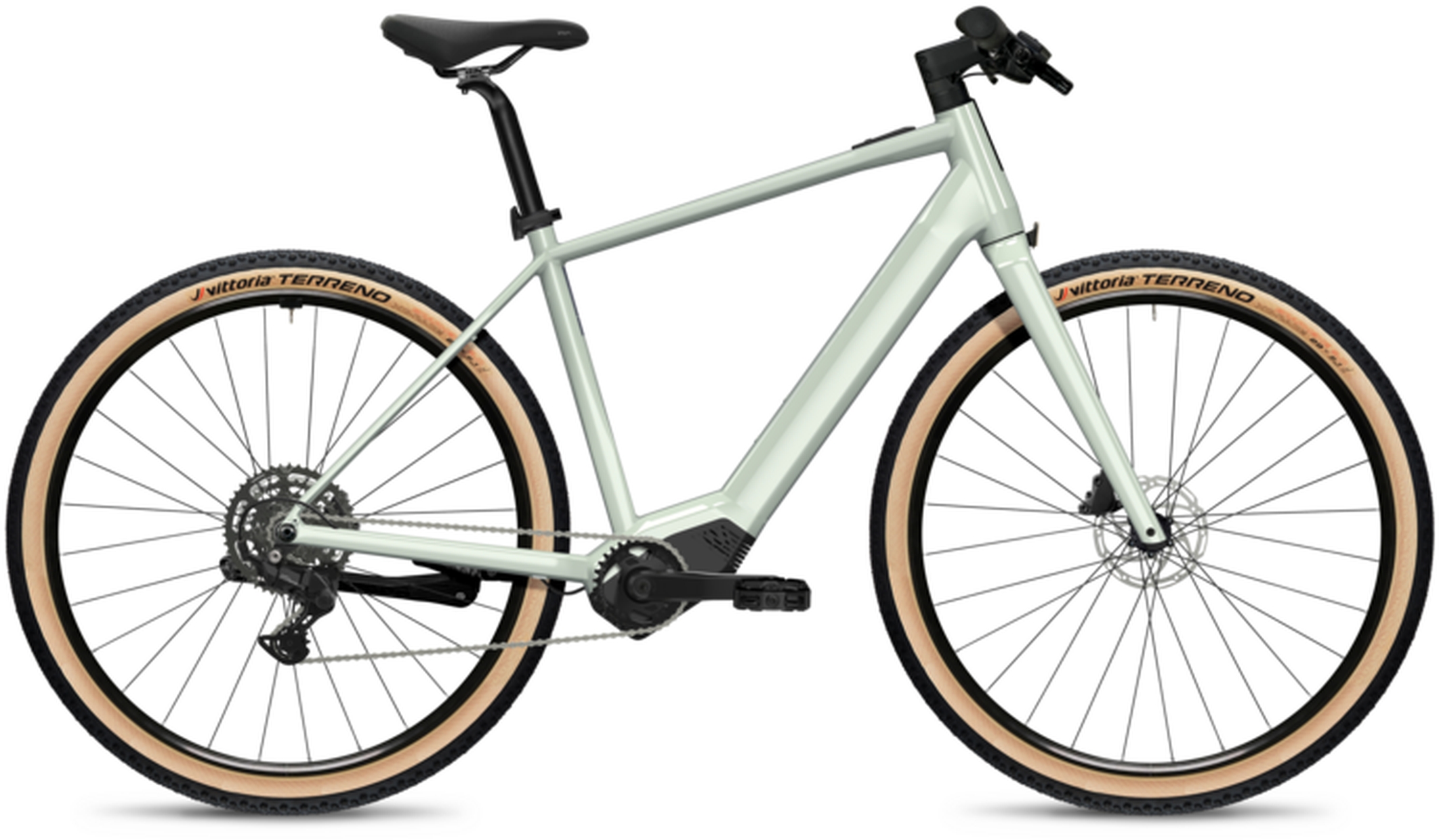 Flyer Upstreet SL 3.12 XC Frosty Sage Gloss - 400 Wh - 29 Zoll - Diamant (2026)