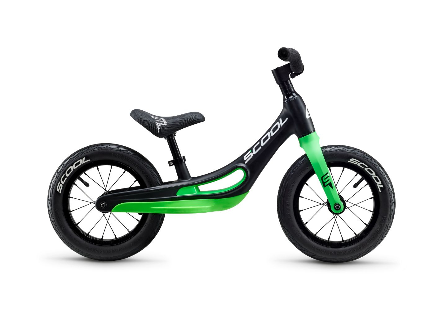S'COOL pedeX Magnesium Schwarz - 12 Zoll - Laufrad (2025)