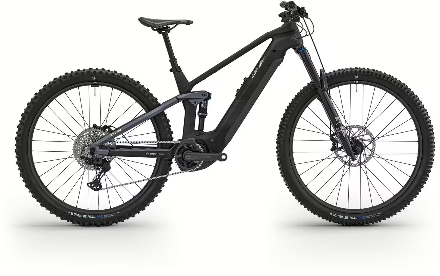 Conway Xyron ST 8.0 Carbon Raw / Graphit Grey Matt - 800 Wh - 29 Zoll - Fully (2026)
