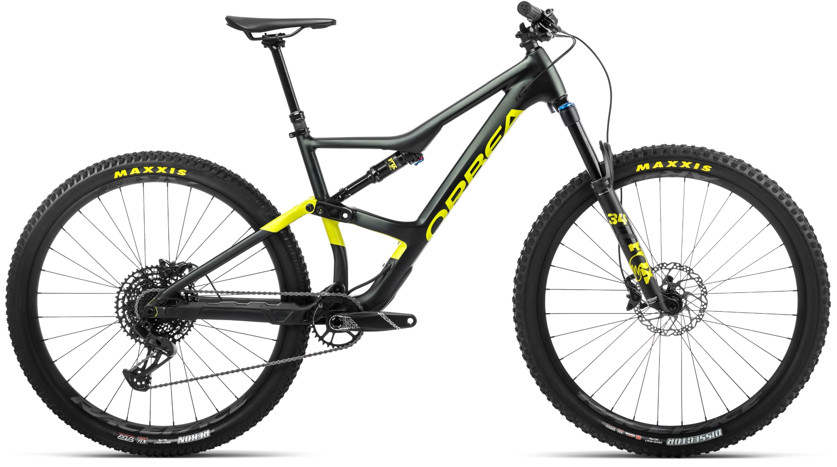 Orbea Occam H20-Eagle Dark Green Metallic - Lime Green - 29 Zoll - Fully (2023)