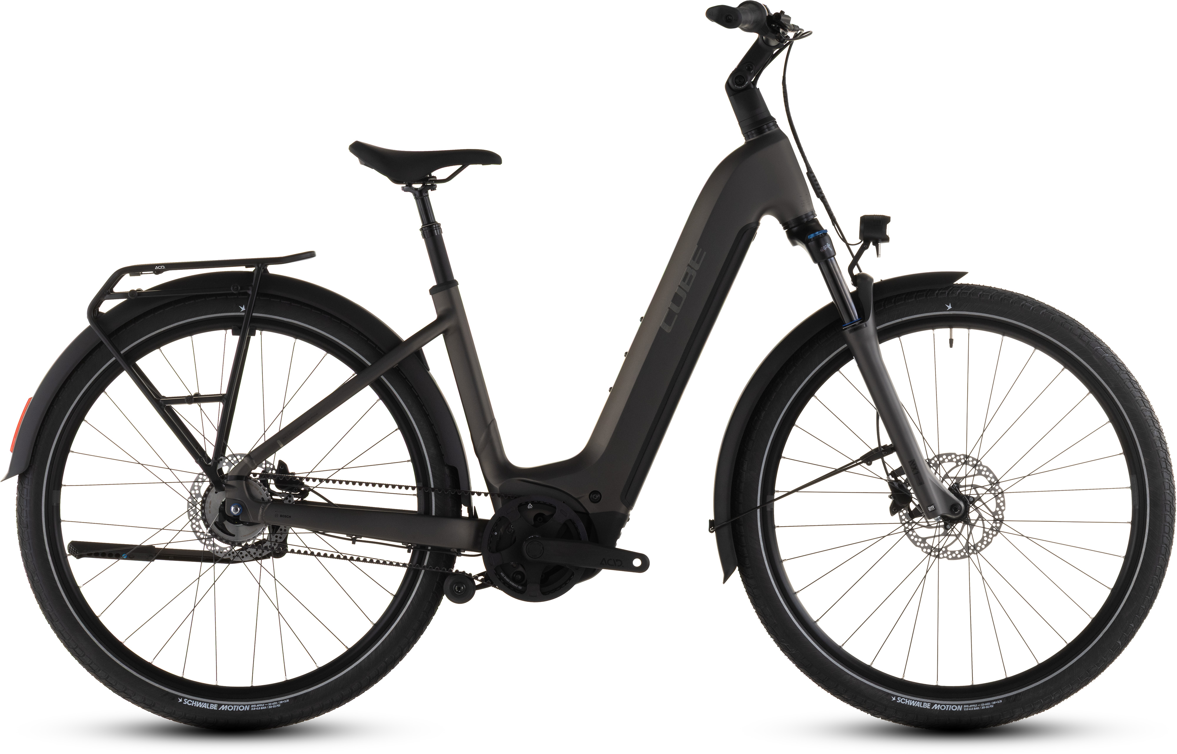 Cube Touring Hybrid Comfort SLX 800 Charcoal´n´chrome - 800 Wh - 28 Zoll - Tiefeinsteiger (2026)