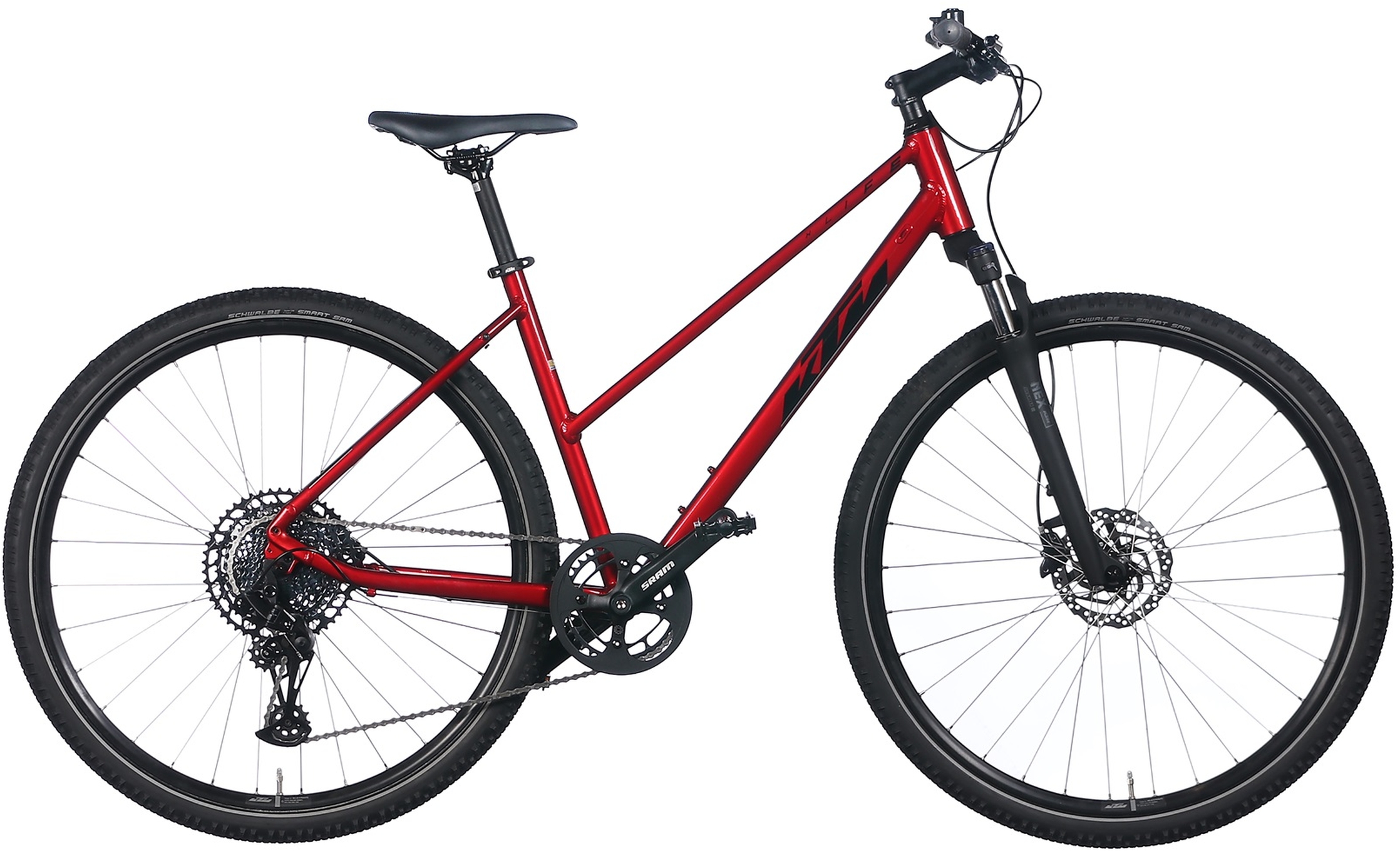 KTM X-Life Cross Schwarz - 28 Zoll - Trapez (2022)