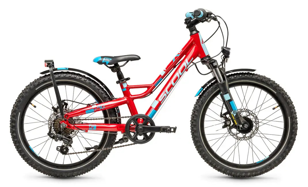 S'COOL faXe Disc 20 7-Gang Rot - 20 Zoll - Diamant (2023)