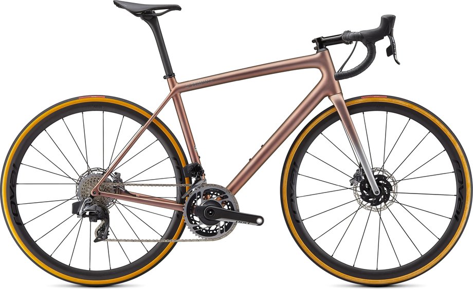 Specialized Aethos S-Works Di2 Bronze Modell Aktion