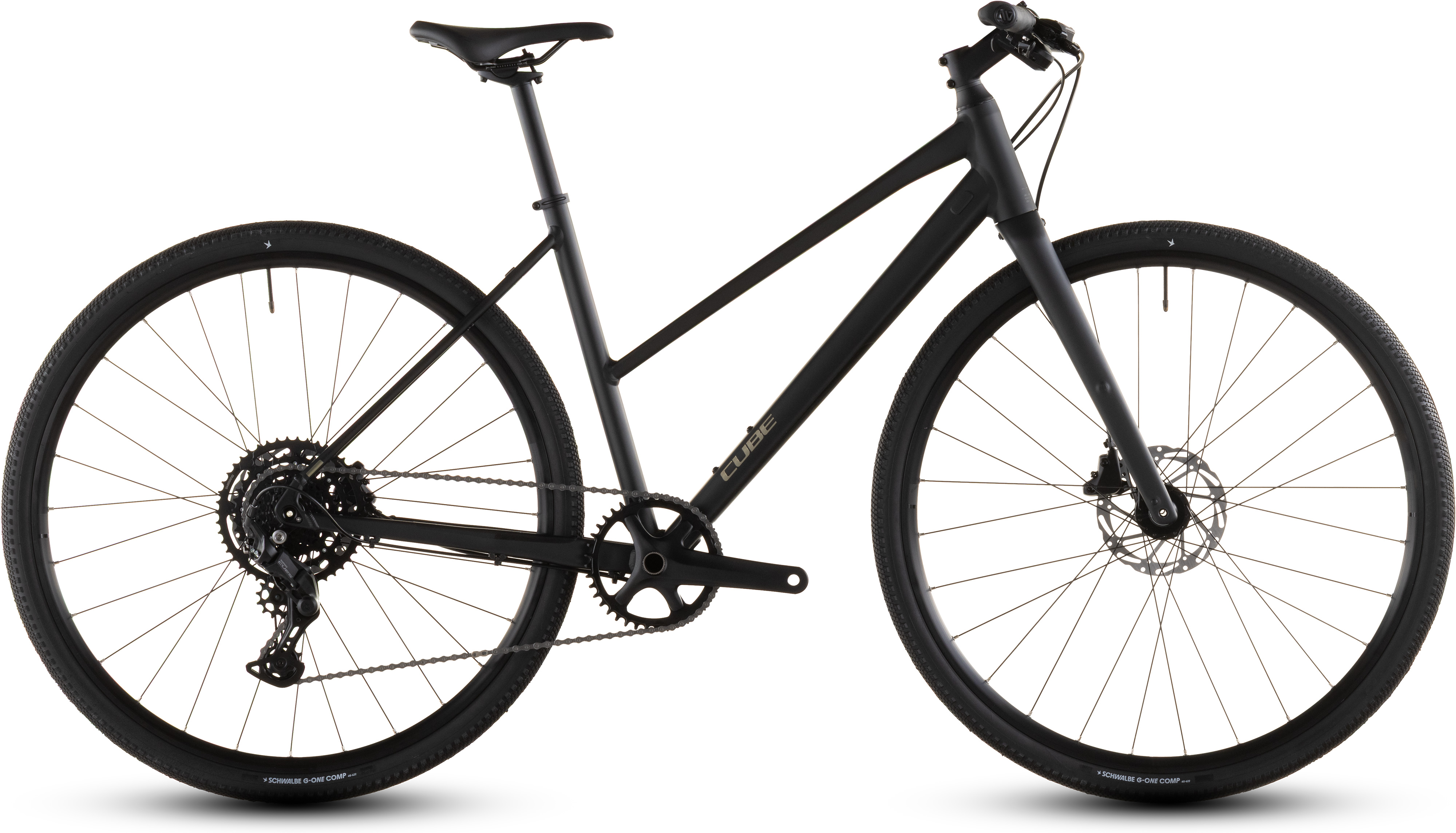 Cube Nulane Pro grey´n´chrome - 28 Zoll - Trapez (2026)