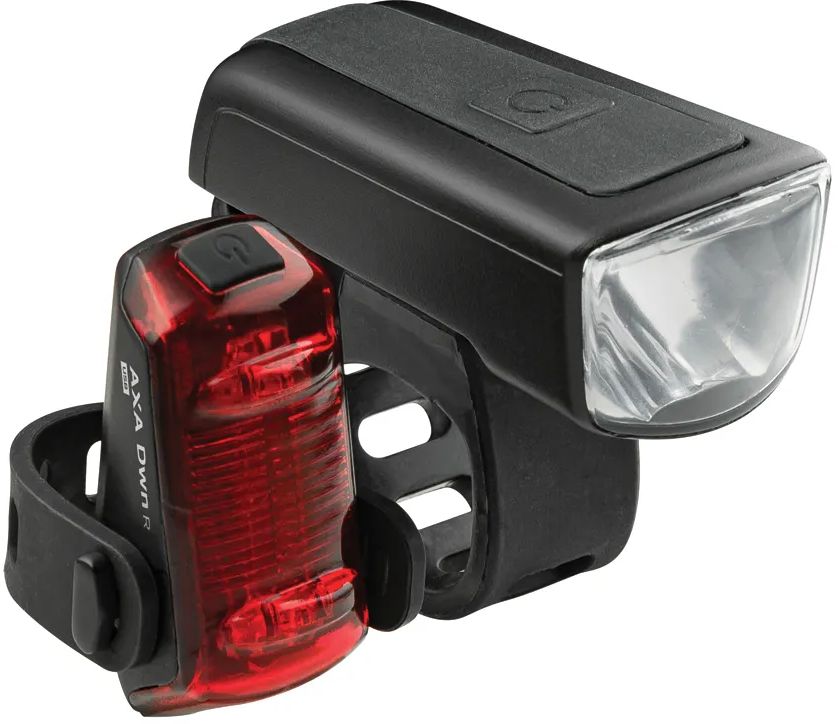 AXA DWN 30/Rear USB Akku Beleuchtungsset - StVZO - black - Größe 30 Lux