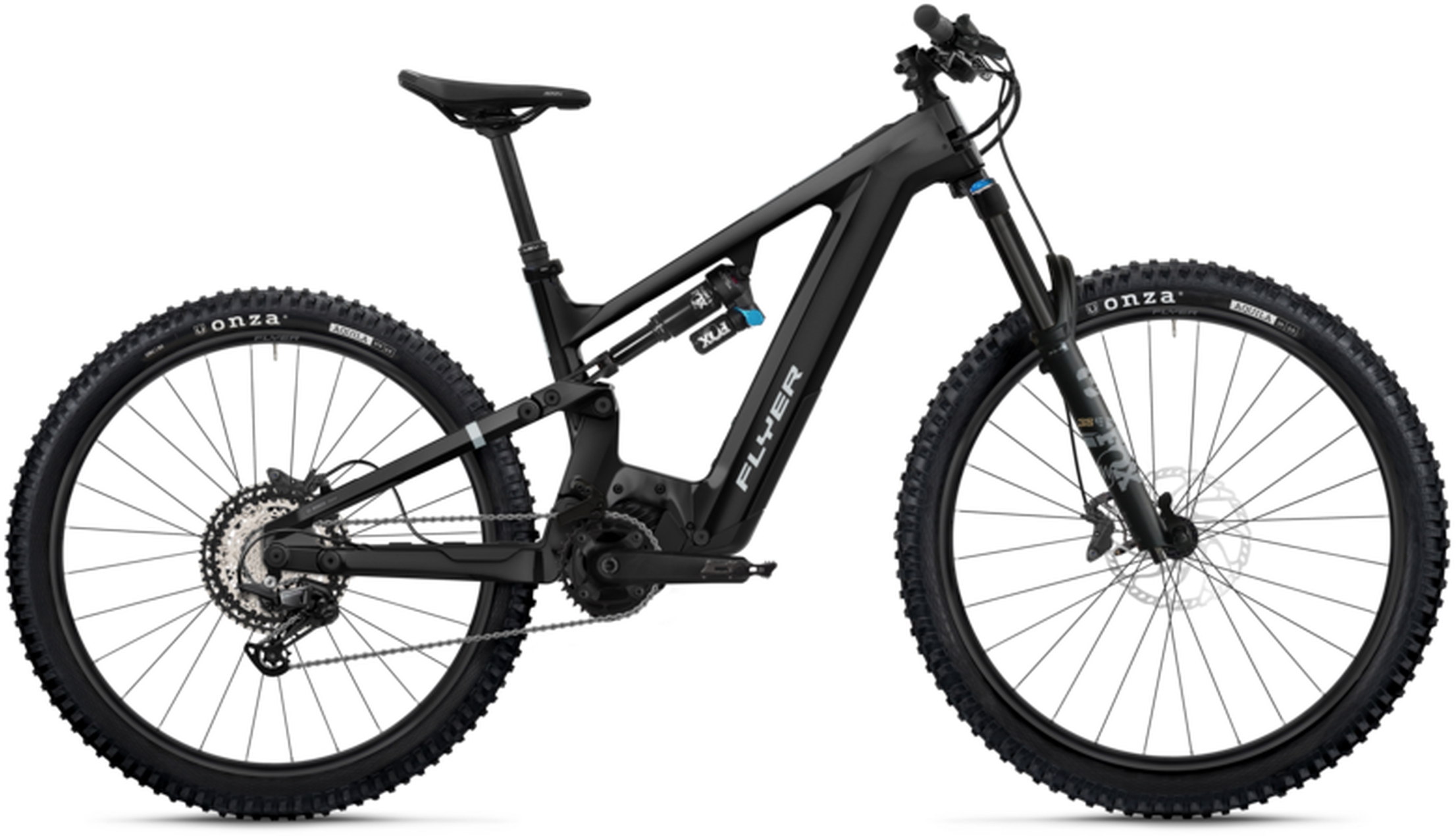 Flyer Uproc EVO:X 6.10 Pearl Black Gloss - 750 Wh - 29/27,5 Zoll - Fully (2025)