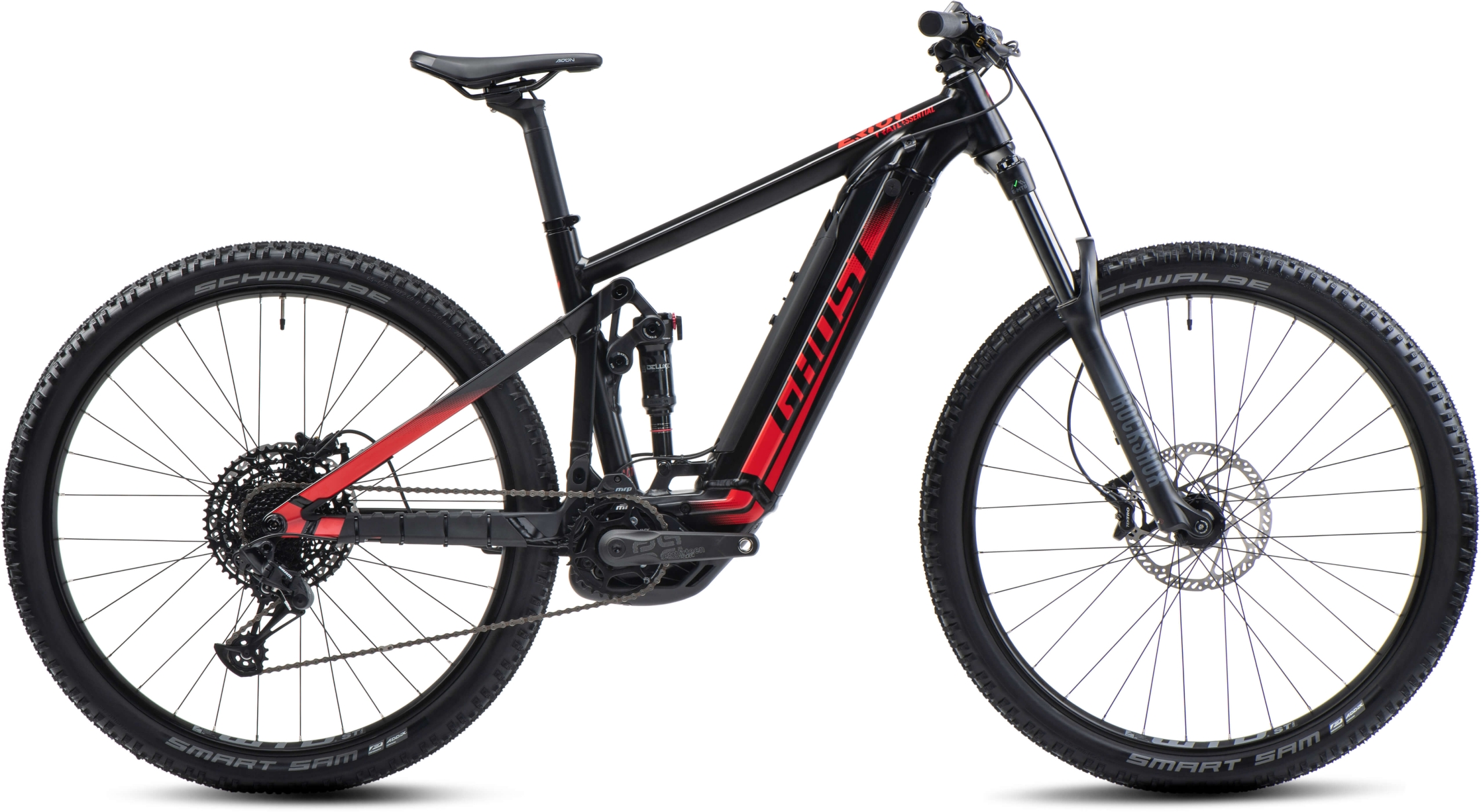 Ghost E-Riot Trail AL Essential Black/Red Matt - 625 Wh - 29 Zoll - Fully (2022)