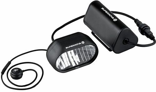 Supernova B54 Pro Akku-Scheinwerfer Set StVZO - schwarz - Größe 1600/450 Lumen, 275/150 Lux