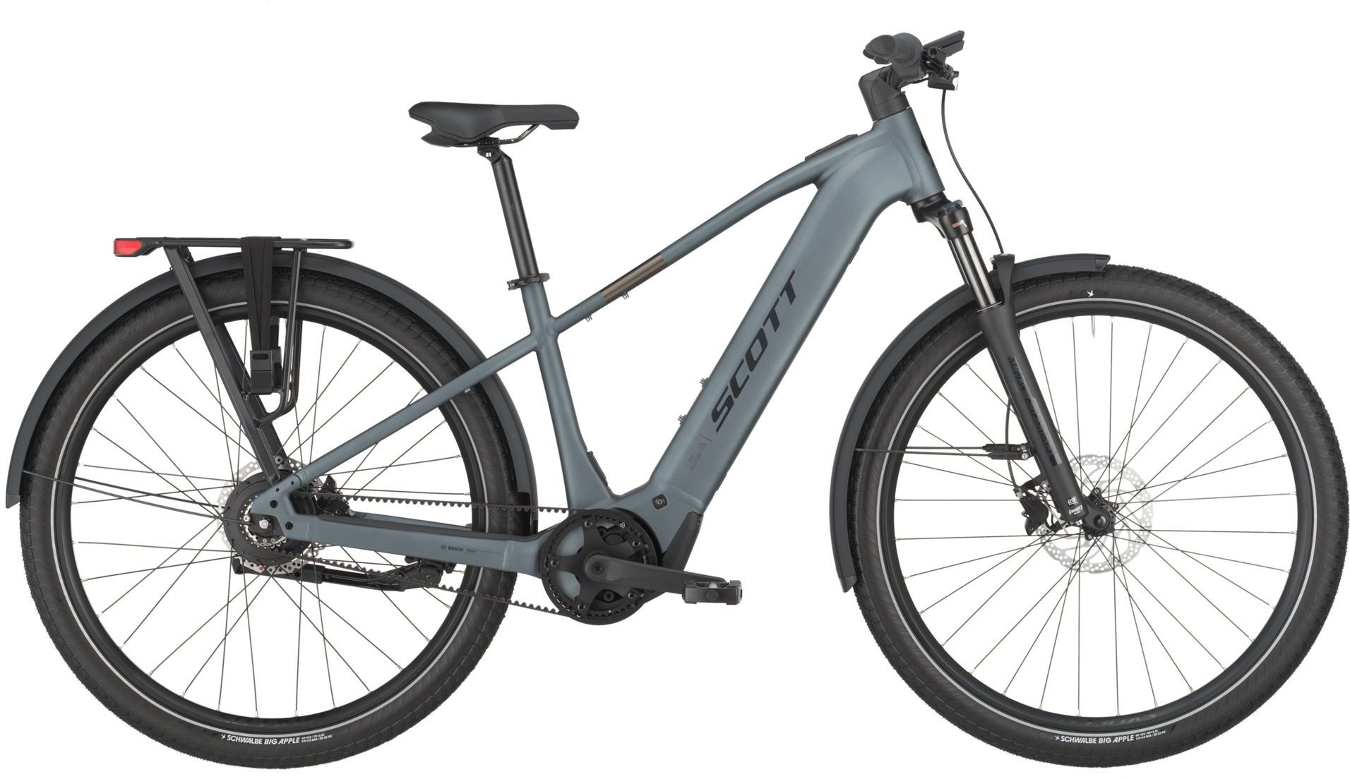 Scott Sub 10 Belt hematite blue - 800 Wh - 28 Zoll - Diamant (2025)