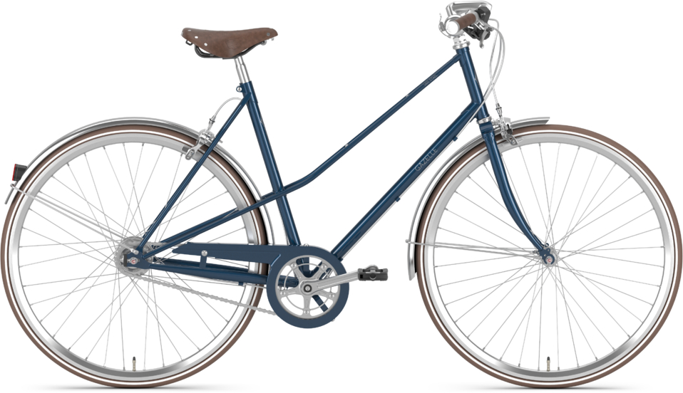 Gazelle Van Stael Ink Blue Gloss - 28 Zoll - Trapez (2026)