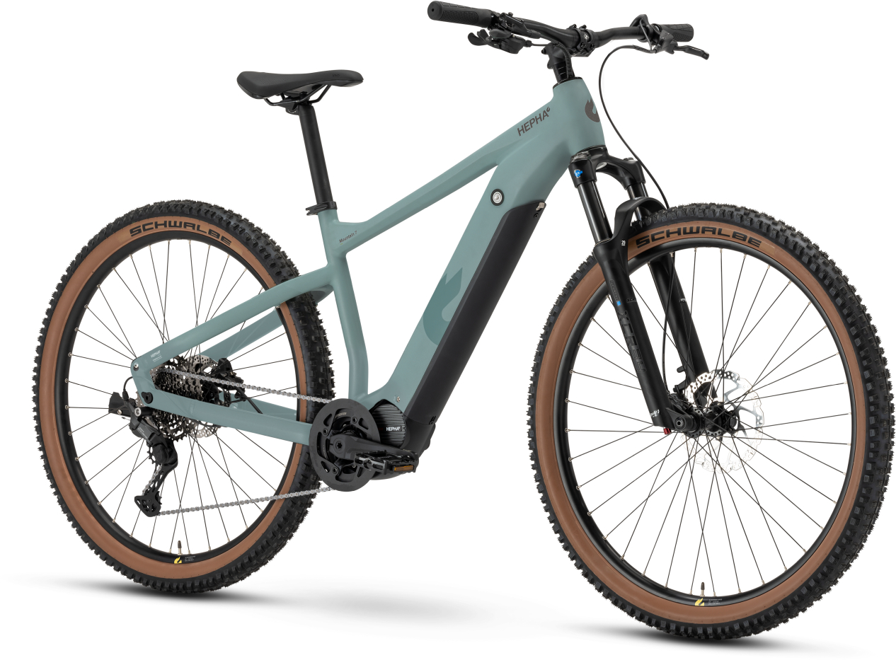 Hepha Mountain 7 Performance Grey / Matt - 710 Wh - 29 Zoll - Diamant (2026)