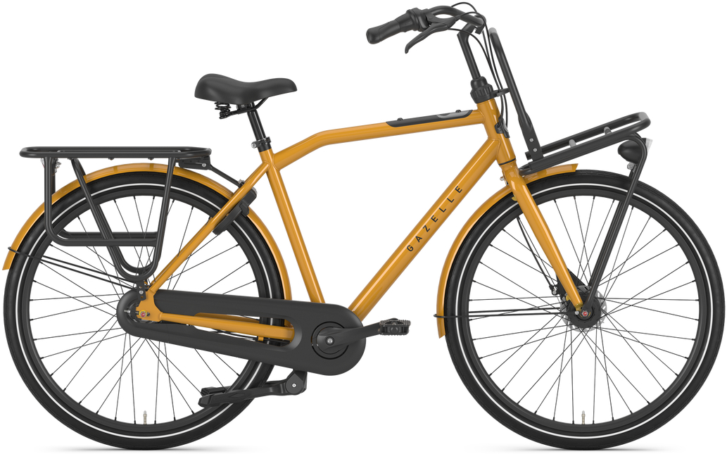 Gazelle HeavyDutyNL T7 turmeric yellow gloss - 28 Zoll - Diamant (2026)