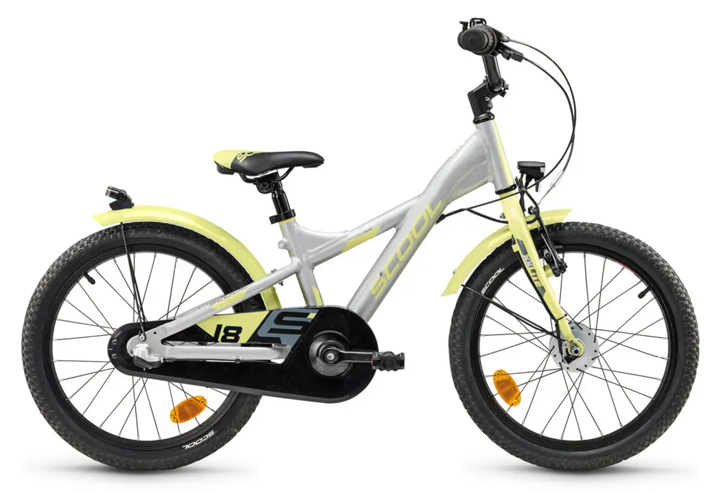 S'COOL XXlite Street 18 Silver/Lime - 18 Zoll - Y-Rahmen (2025)