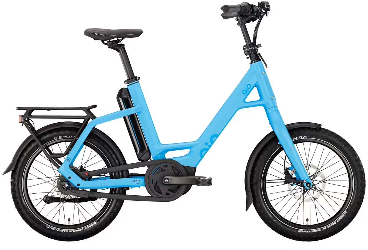 QiO EINS AP-8 Ice Blue Matt - 400 Wh - 20 Zoll - Compact (2025)