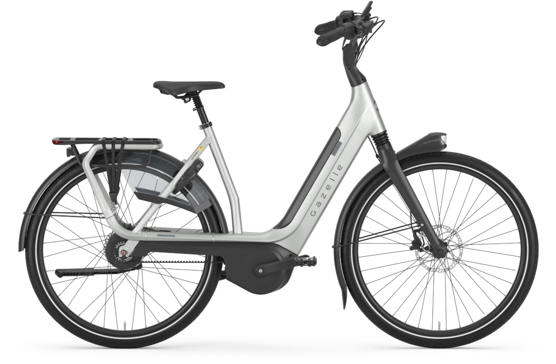 Gazelle Avignon C380 HMB Pebble Grey Matte - 625 Wh - 28 Zoll - Tiefeinsteiger (2025)