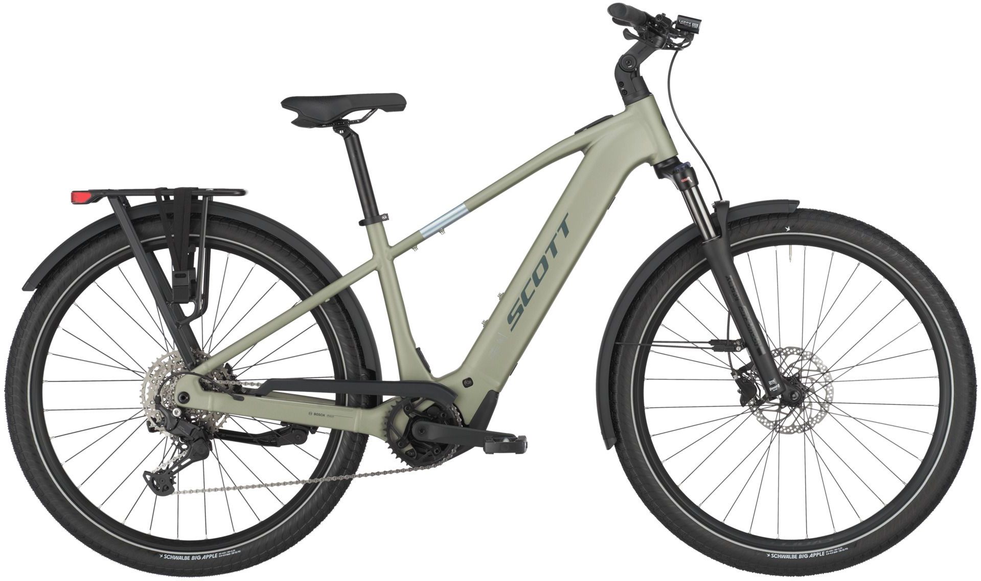 Scott Sub 30 aztec green - 600 Wh - 28 Zoll - Diamant (2025)