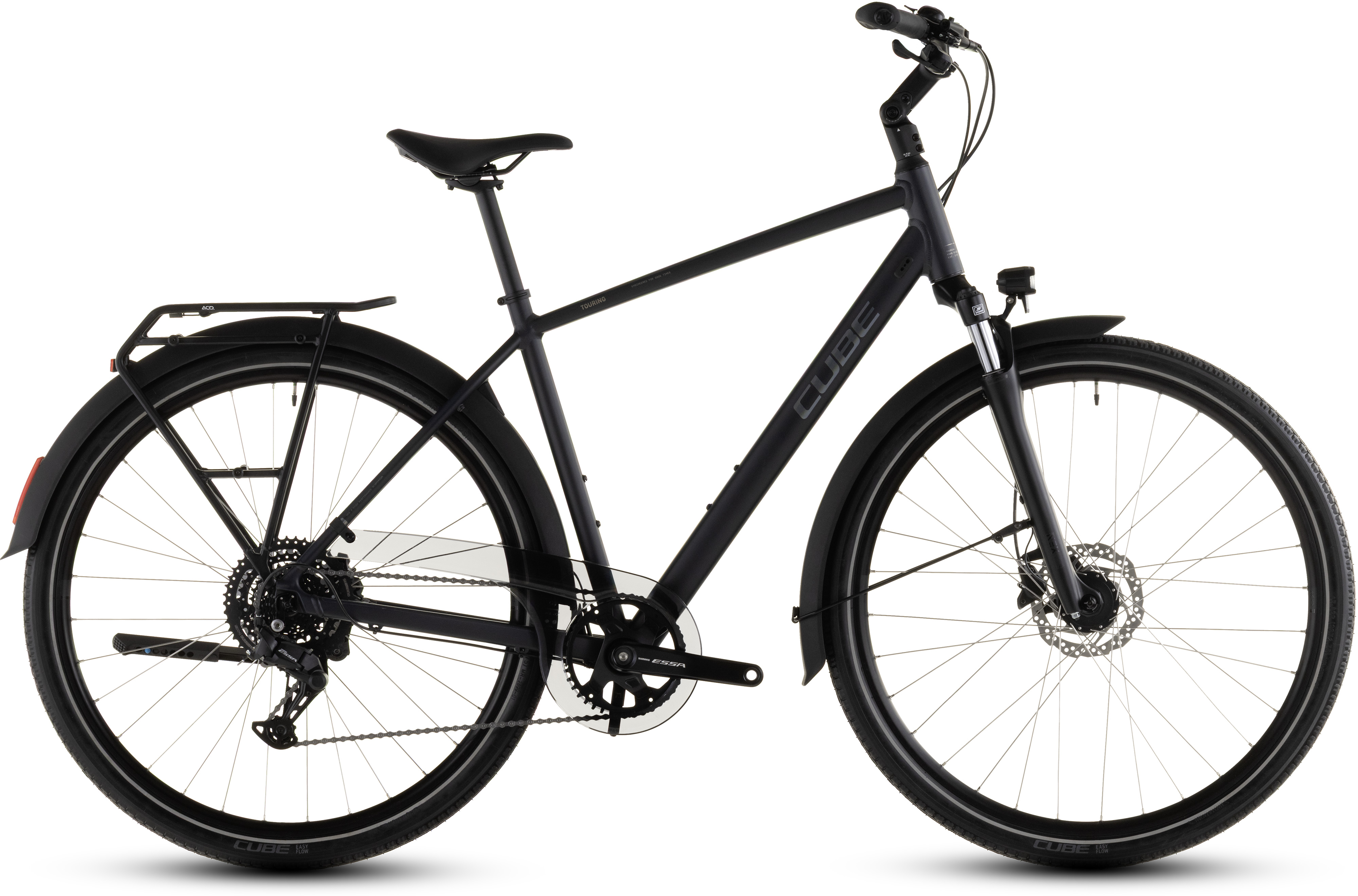 Cube Touring ONE Schwarz night´n´chrome - 28 Zoll - Diamant (2026)