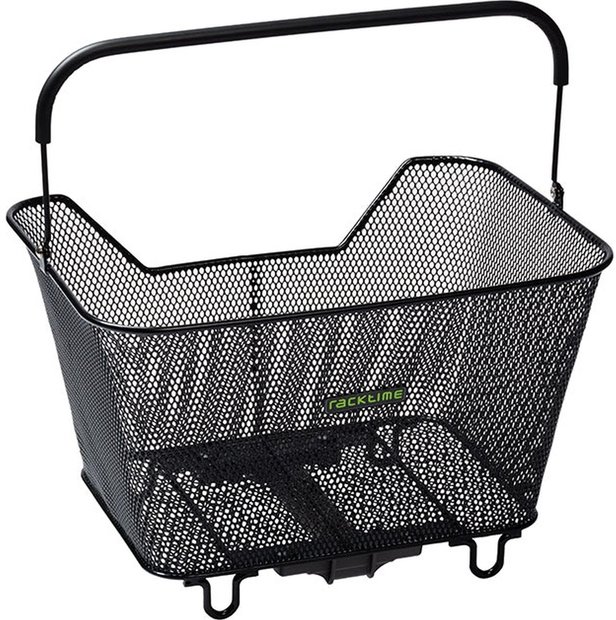 Racktime Gepäckträgerkorb Baskit 2.0 small, inkl. Snapit 2.0 Adapter Schwarz Modell 2027