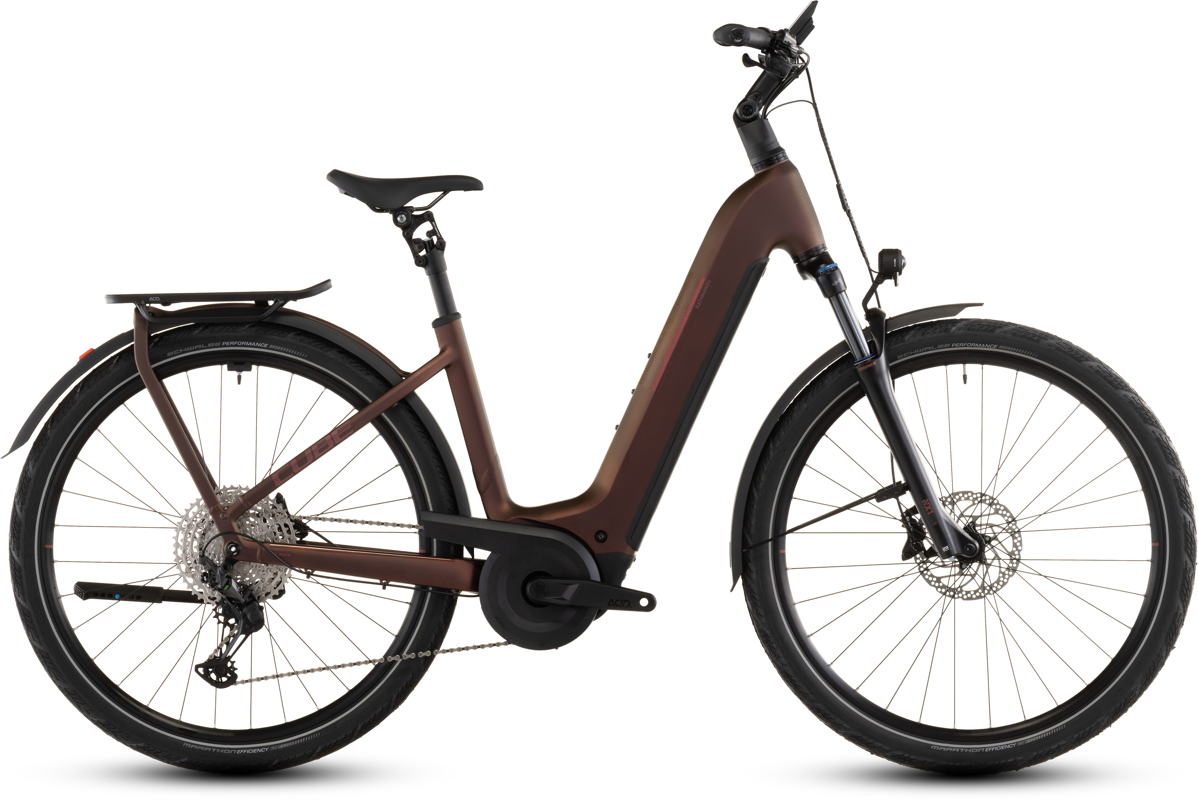 Cube Kathmandu Hybrid Pro 800 sunglow´n´chrome - 800 Wh - 28 Zoll - Wave (2026)
