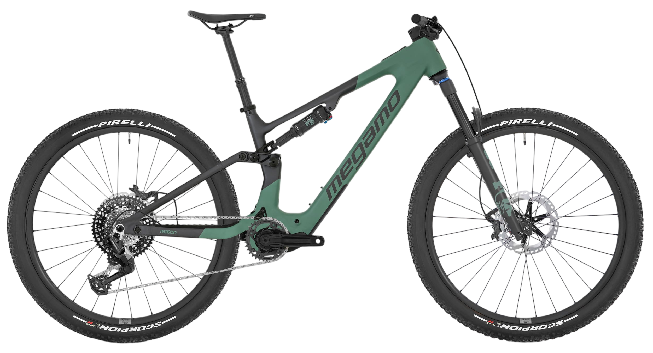 Megamo Reason AIR AL 09 Green - 800 Wh - 29 Zoll - Fully (2026)