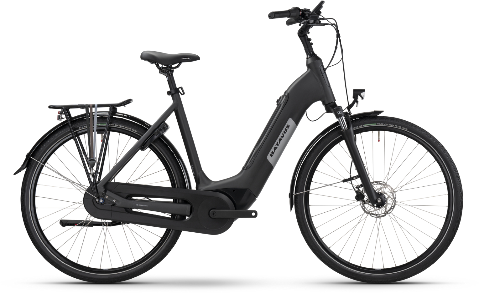Batavus Altura E-go Power Pro Smoking Black Matt - 500 Wh - 28 Zoll - Tiefeinsteiger (2026)