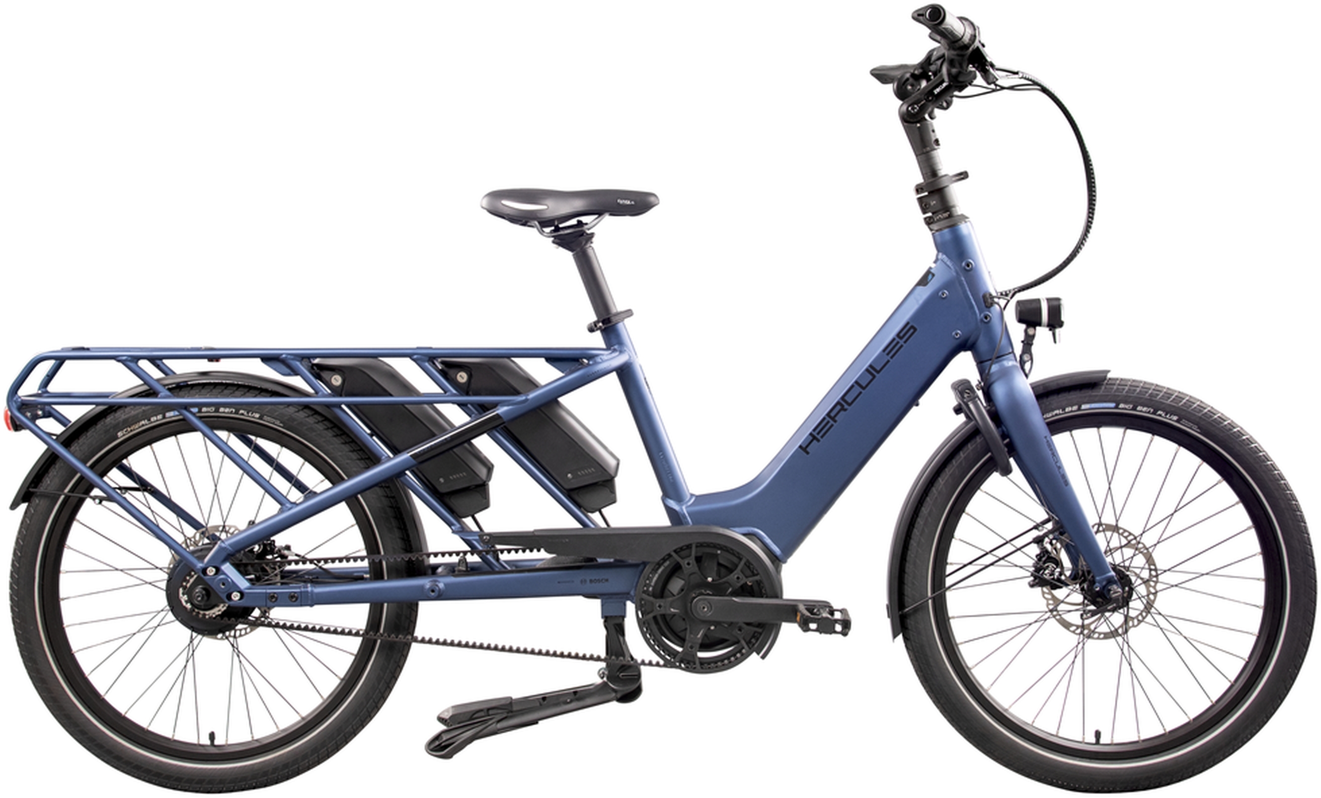 Hercules Rob Family F360 Dunkelblaumetallic - 1000 Wh - 24 Zoll - Longtail (2025)