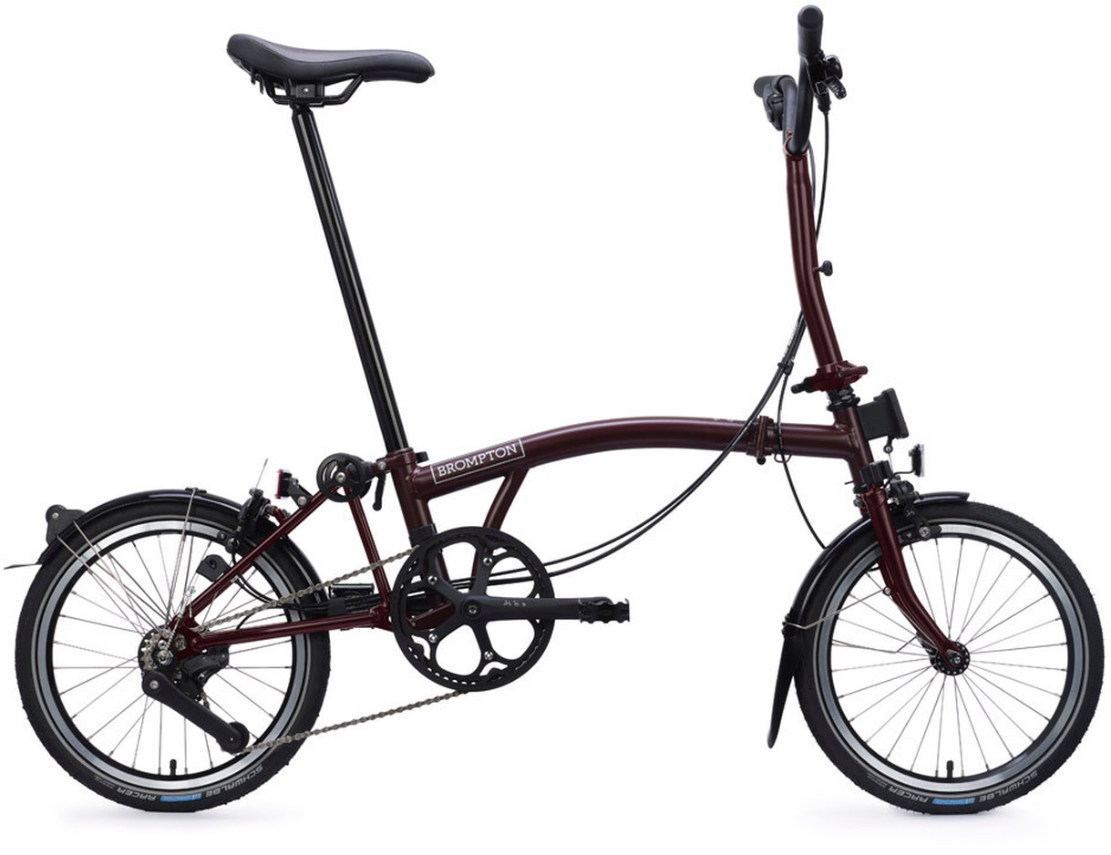 Brompton C Line Explore MK6 Red Plum - 16 Zoll - Faltrahmen (2026)