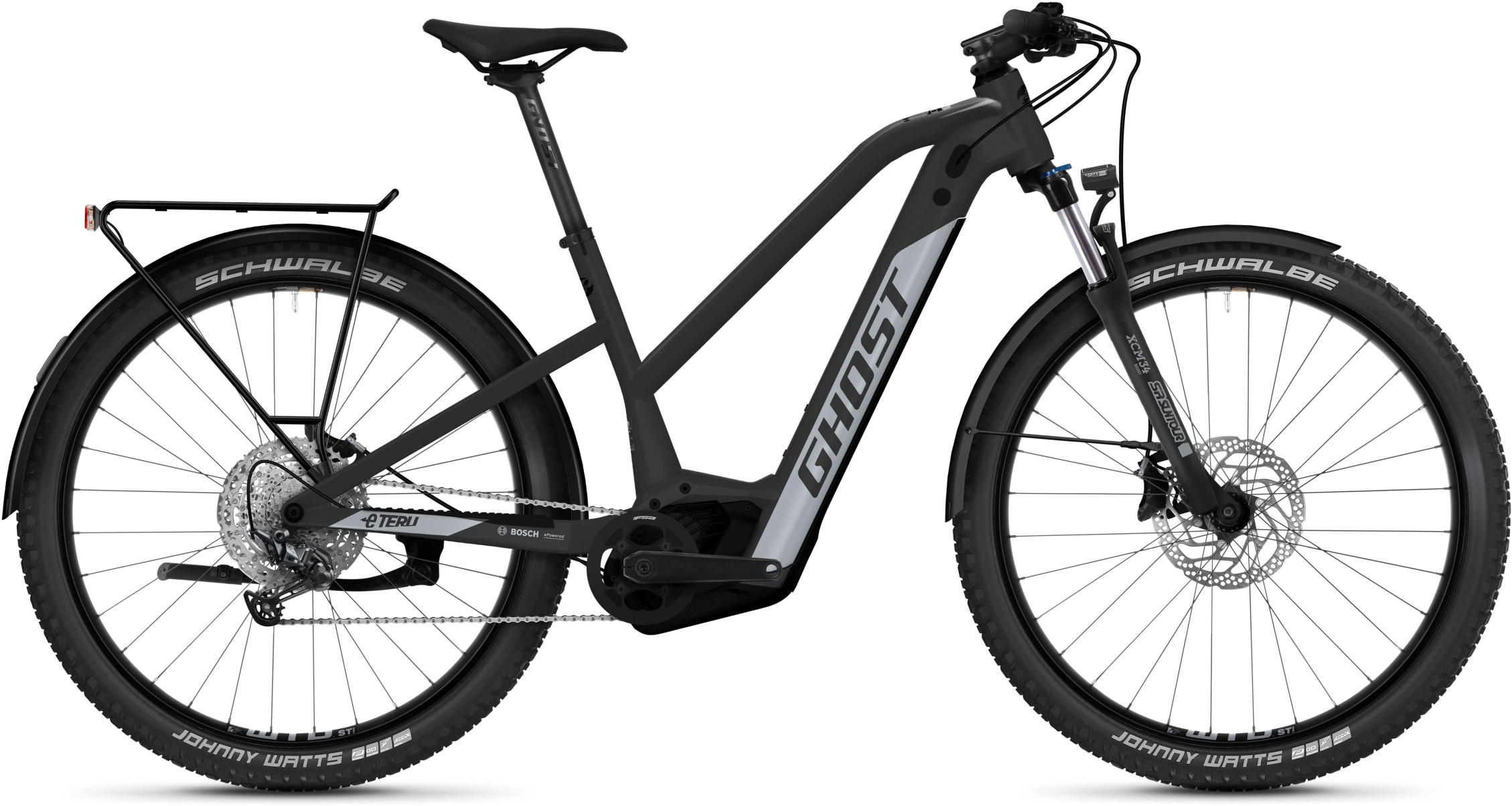 Ghost E-Teru B Advanced EQ Mid Titanium Gray - 750 Wh - 27,5 Zoll - Diamant (2022)