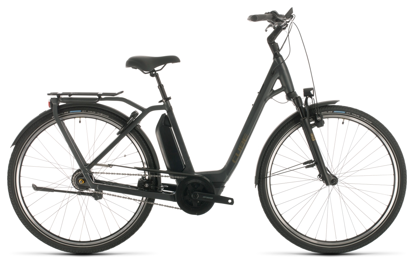 Cube Town Hybrid SL 500 Iridium´n´gold - 500 Wh - 28 Zoll - Tiefeinsteiger