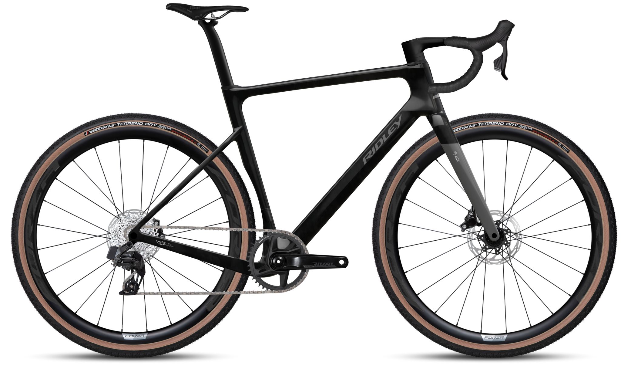 Ridley E-ASTR Rival XPLR Schwarz - 290 Wh - 28 Zoll - Diamant (2025)