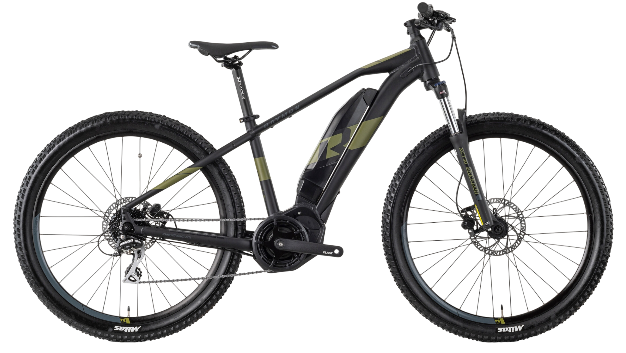 Raymon HardRay E 2.0 T350 Black/Armor Matt - 500 Wh - 29 Zoll - Diamant (2024)