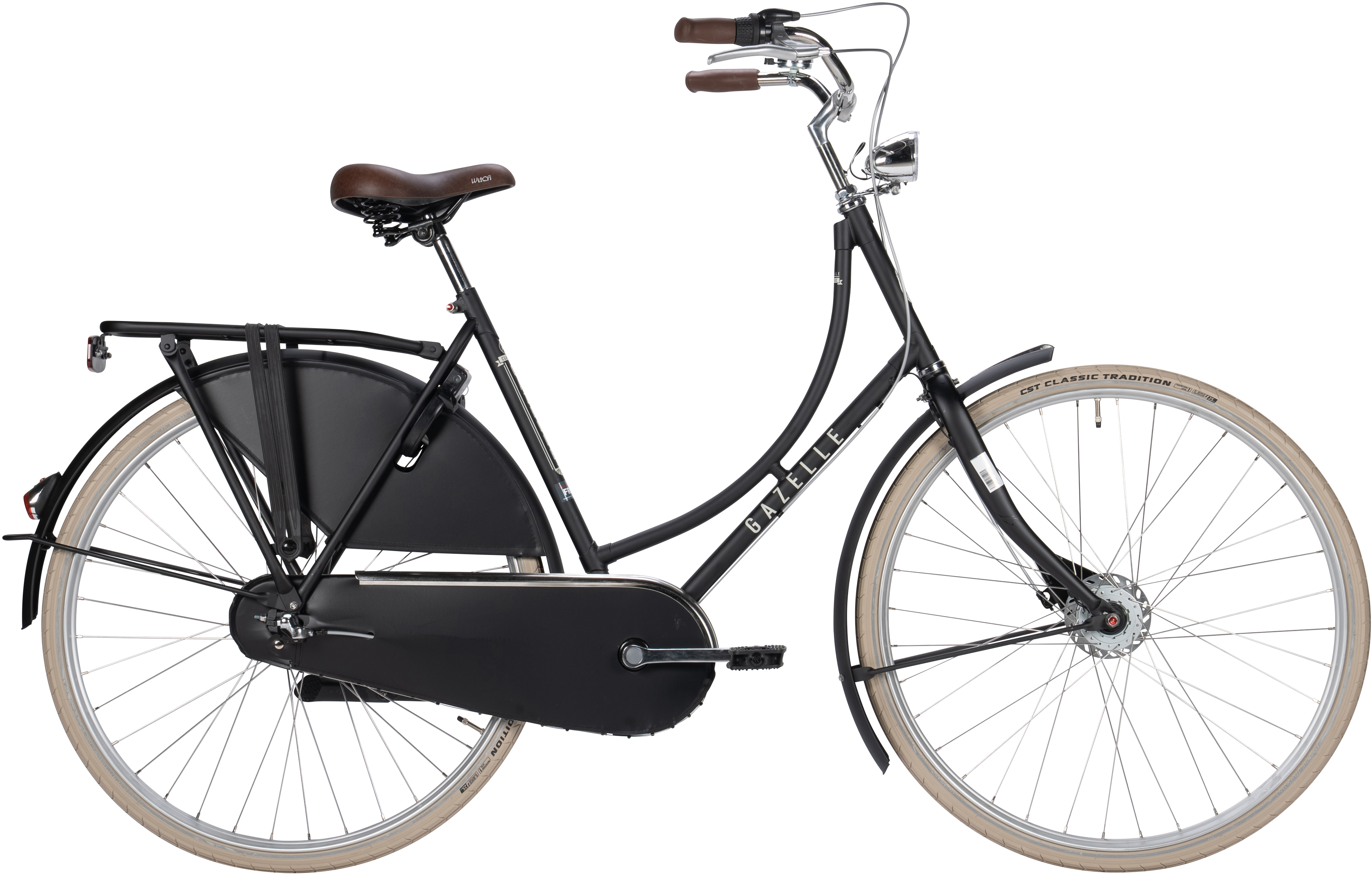 Gazelle Classic RT3 Black Matte - 28 Zoll - Doppelrohr (2026)
