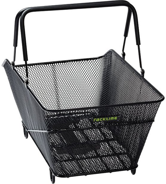 Racktime Gepäckträgerkorb Baskit Trunk 2.0 large, Snapit 2.0 Adapter Schwarz Modell 2027