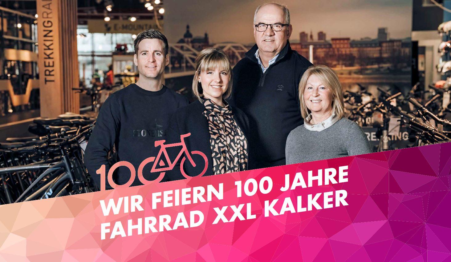 Wir feiern 100 Jahre Fahrrad XXL Kalker