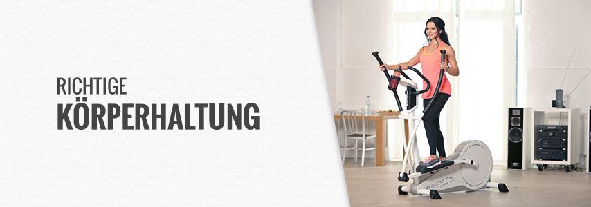 Fitness XXL Crosstrainer Körperhaltung Fitness XXL Crosstrainer Körperhaltung
