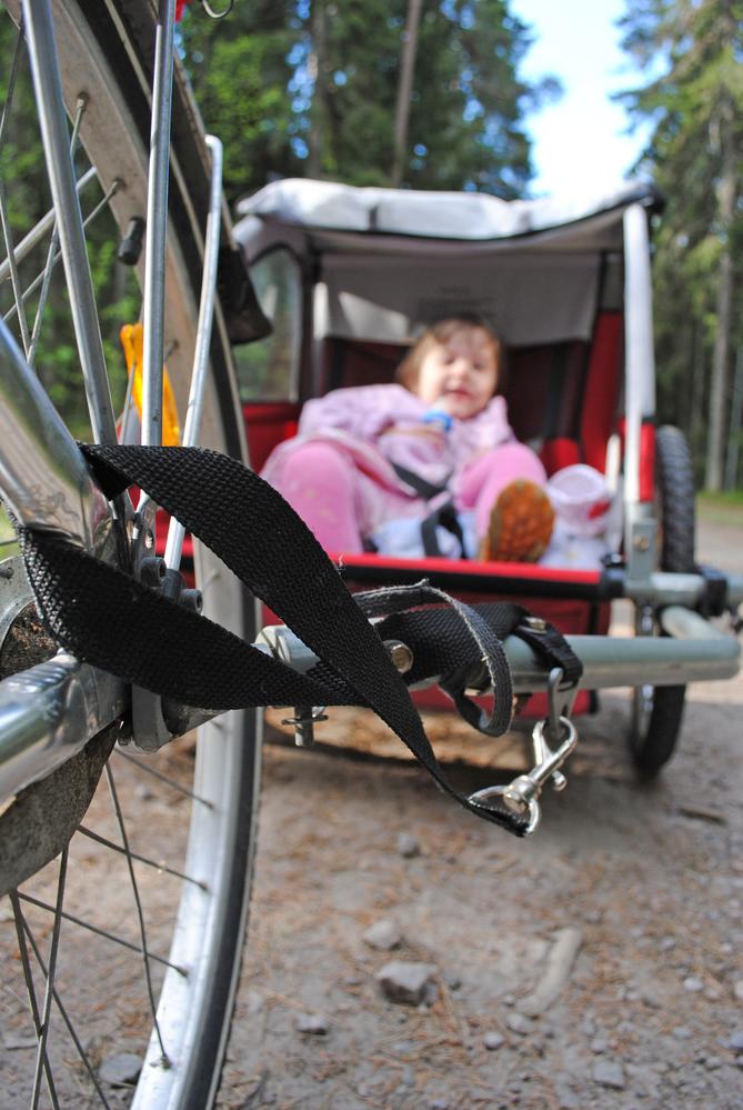 Kupplung für einen Kinderanhänger Kupplung für einen Kinderanhänger