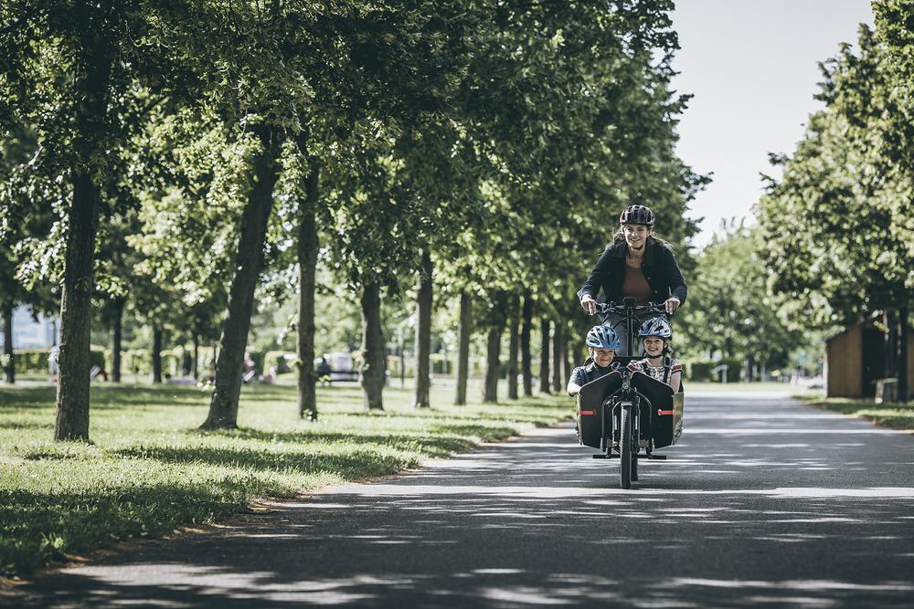 Lastenfahrrad Kindertransport Lastenfahrrad