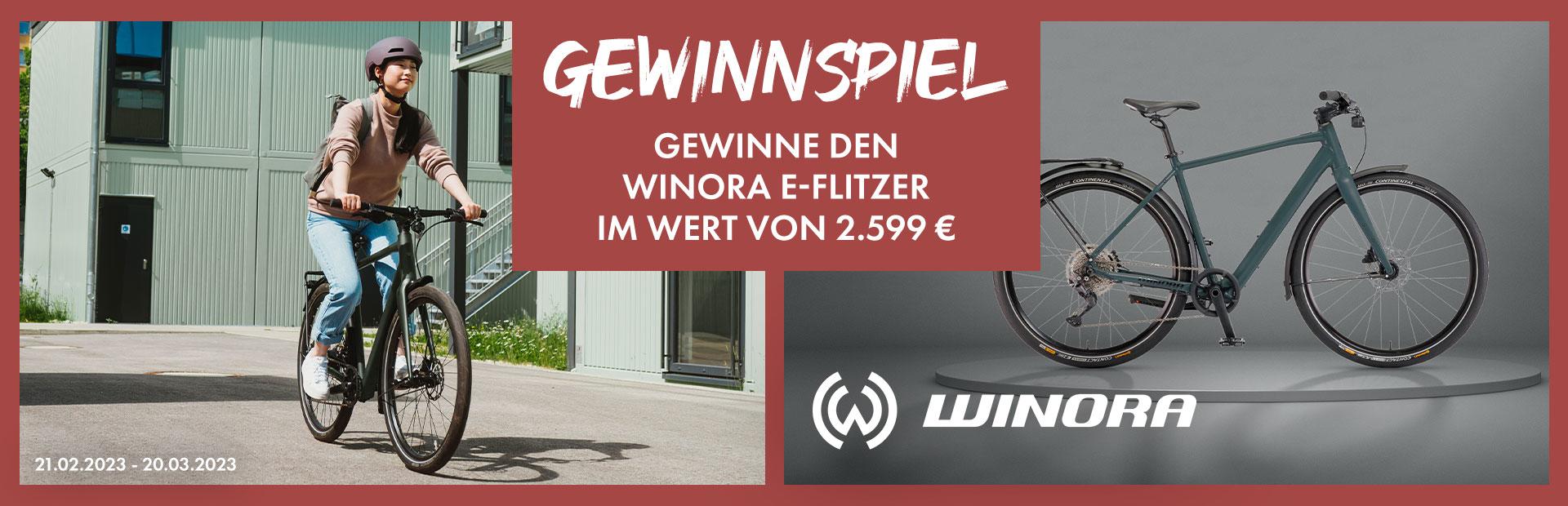 Winora E-Bike Gewinnspiel 2023