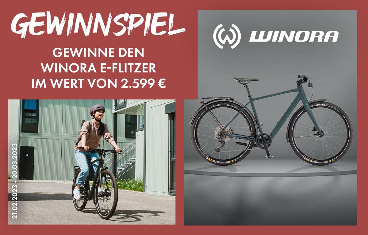 Winora E-Bike Gewinnspiel 2023