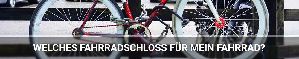 Welches Fahrradschloss für mein Fahrrad? Weiterleitung lang Fahrradschloss