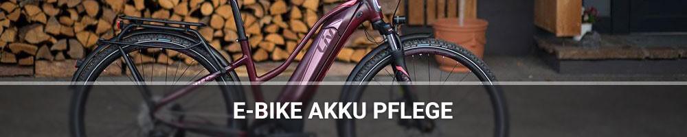 E-Bike Akku Pflege