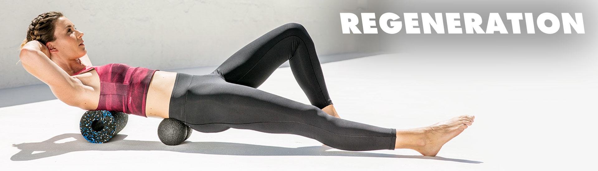 Entdecke unser Sortiment für deine Regeneration Kategoriebanner Fitness 24.04.19 Regeneration
