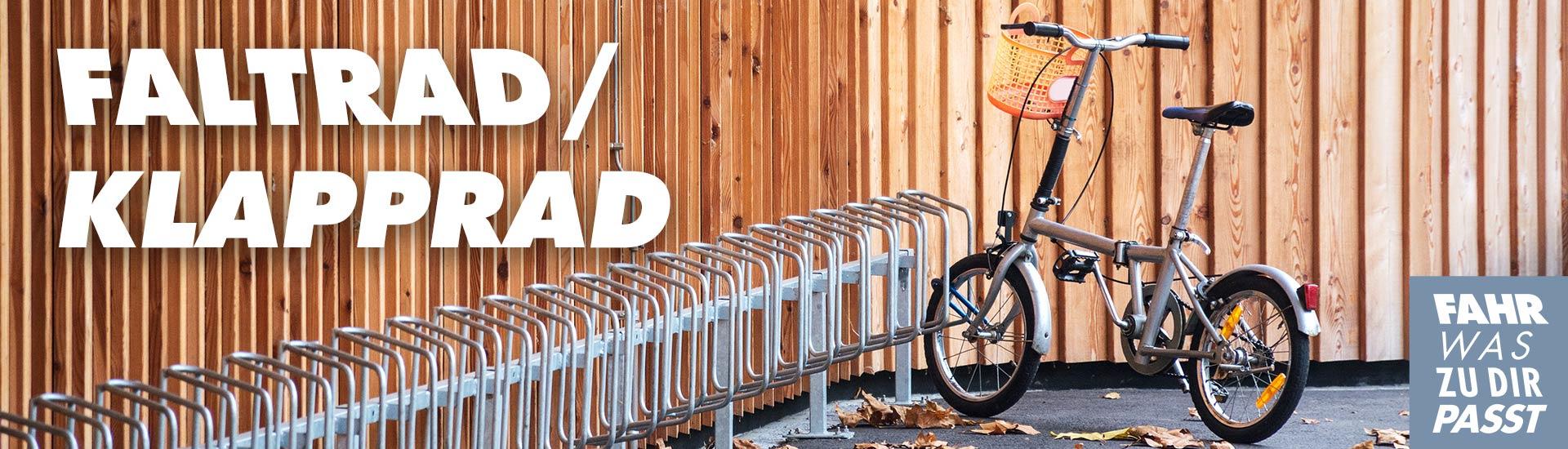 Entdecke unsere Falt- und Klappräder! Kategoriebanner 22.05.19 Faltrad Klapprad
